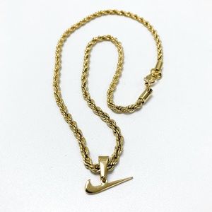 Custom Nike Pendant & Chain